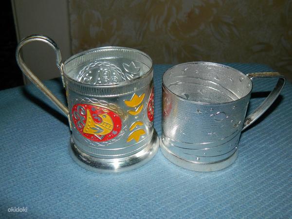 Советские алюминиевые подстаканники