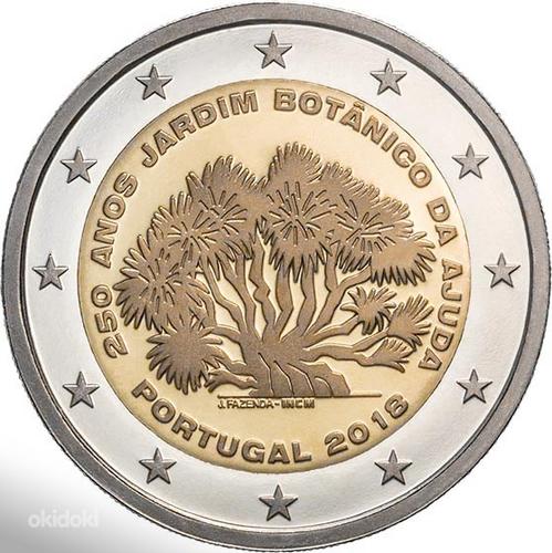 Portugal 2 euro 2018.a. Ajuda Botanical Garden UNC (фото #1)