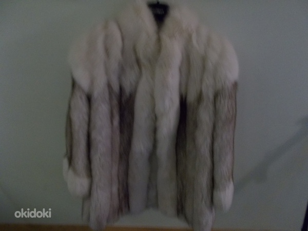 SAGA FOX натуральное пальто из песца M-L-XL (фото #1)