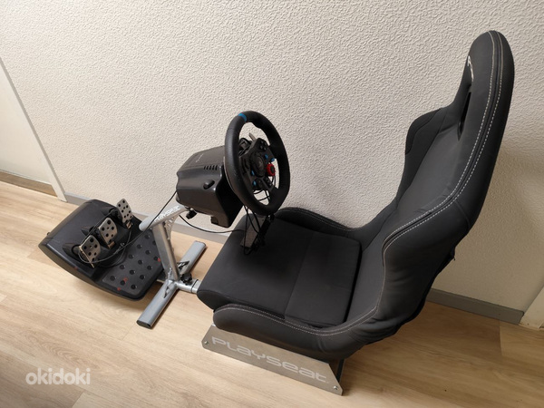 Раллийное кресло Playseat и руль Logitech G29 для Playstation / PC (фото #5)