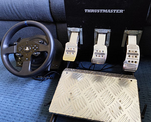Руль Thrustmater T300 с педалями T3PA-PRO для Playstation