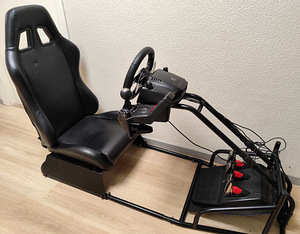Logitech G27 rool käiguvahetiga ja Playseat / rallitool (1 фото из 5)