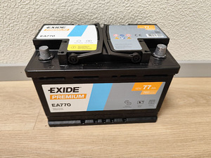 Uus Exide Premium EA770 77 Ah 760 A (2 foto / 4)