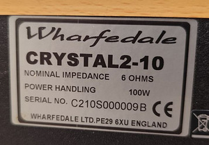 Wharfedale Crystal2-10 kõlarid (4 foto / 4)