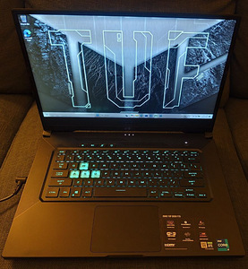 Asus TUF FX516 144Hz, i7, 512 SSD, 3050TI sülearvuti laptop (3 foto / 7)