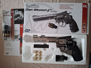 Dan Wesson 6" 4,5mm steel BB CO2 revolver (3 foto / 8)