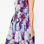 Фиолетовое платье Asos с цветочным принтом 38 (фото #3)