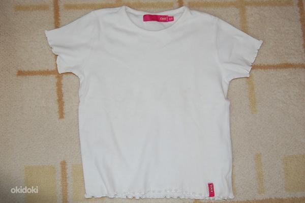 Белая футболка Exit Kids, 92/98 для девочки (фото #2)
