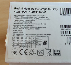 Xiaomi Redmi Note 10 5G 4GB / 128 GB (4 foto / 4)