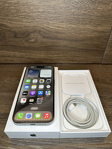 iPhone 15 Pro, Natural Titanium, 256GB, garantiiga (3 foto / 5)