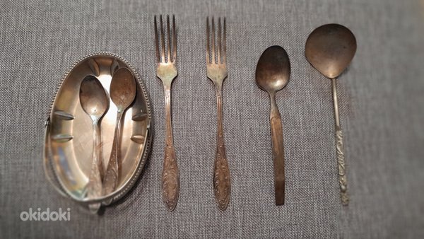 Melhiorist kahvlid ja lusikad. (foto #2)