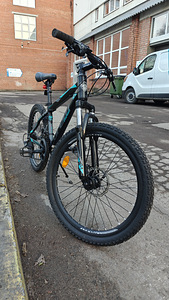 Jalgratas Corelli Swing 3.2 MTB, must, raam 13", raam 24" (7 foto / 10)