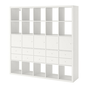 IKEA Riiul KALLAX 092.783.38 uste ja sahtlitega (2 foto / 3)