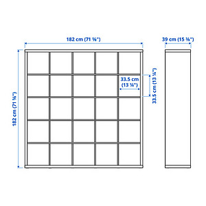 IKEA Riiul KALLAX 092.783.38 uste ja sahtlitega (3 foto / 3)