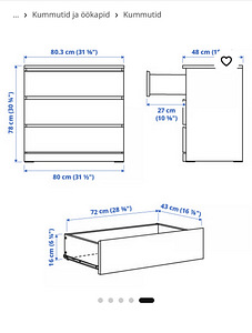 Комод MALM (4 фото из 4)