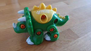 Laste arendav mänguasi dino + kruuvikeraja (1 foto / 3)