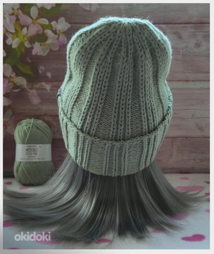Новые зимние шапочки из 100 % мериноса 4 цвета (фото #4)