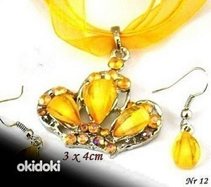Кулон/ подвеска  + серьги (4 фото из 5)