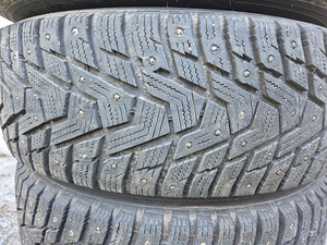 195/65R15 шипованные шины Hankook Rs2 на стальных дисках 5x112 (6 фото из 10)
