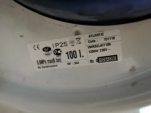 Atlantic boiler ceramic kütteelement 100l (3 foto / 3)