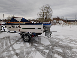 Paat + evinrude 60+treiler (4 foto / 7)