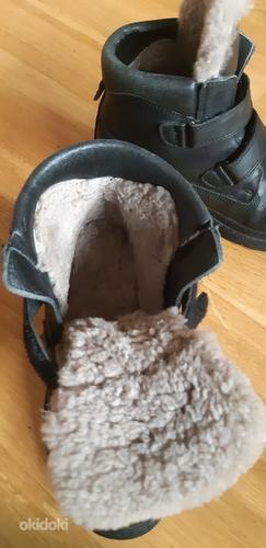 Зимние кожаные ботинки для мальчиков, размер 35 (фото #3)