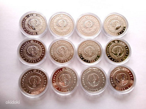 12 * 1 rubla Valgevene PROOF kapslites (2 foto / 2)