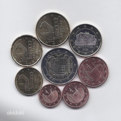 Andorra 1c-2E 2018-2025 SET