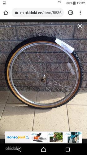 Переднее колесо велосипеда 26×2.0 (фото #1)