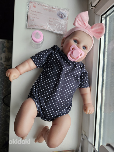 Новая кукла-реборн, реалистично выглядящий младенец 43 см (фото #3)