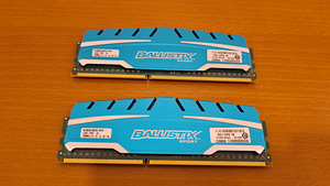Crucial Ballistix 16gb(2x8gb) DDR3 1866MHz CL10 mälud (2 foto / 2)