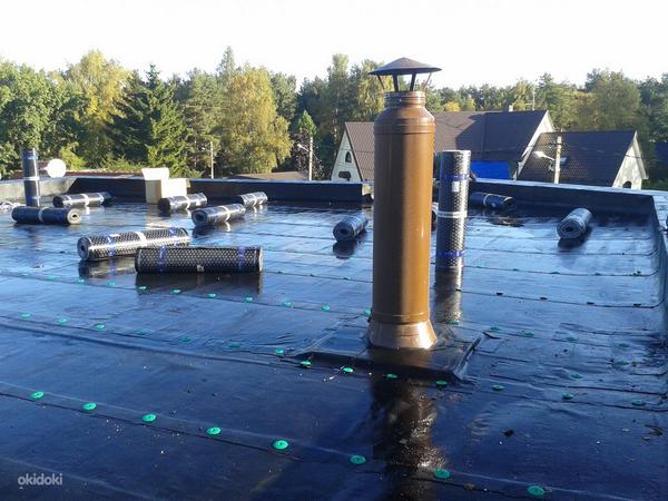 Ремонт крыш наплавляемым рубероидом (фото #1)
