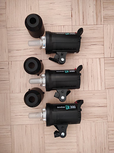Godox DE300 välklamp + sünkronisaator (1 foto / 1)