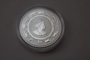 2022 1 oz $1 AUD tiigri aasta hõbemünt (2 foto / 3)