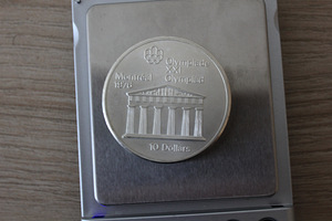 Canada Montreal Olümpia 1976 a. 10 dollars Hõbe (3 foto / 4)