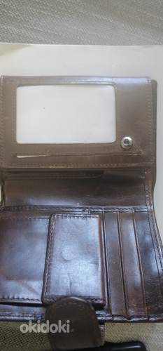 Кожаный мужской кошелек (фото #9)