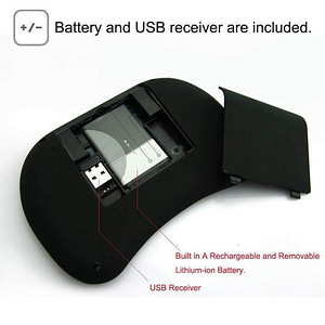 Juhtmevaba Mini Air Mouse klaviatuur puuteplaadiga (7 foto / 8)