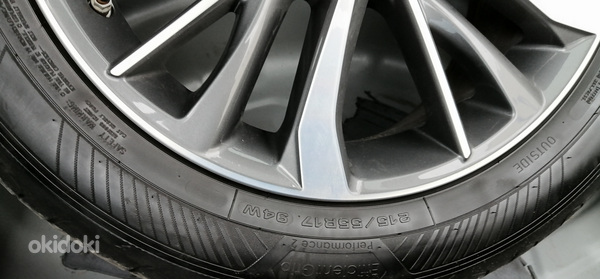 17"Toyota литые диски+шины Goodyear Efficient Grip Performan (фото #7)