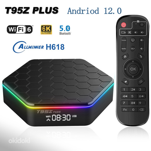 Android TV Box Smart,IPTV,4/64 Gb.Pult Smart.Air Mouse.G10S