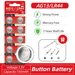 AG10(LR54),AG13/LR44,CR2032,CR1632, 3,v,Li-Po 602535,401030 (4 foto / 9)