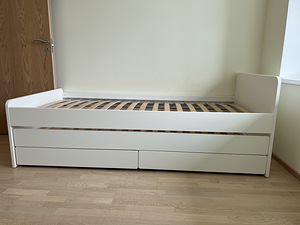 Laste lisavoodiga voodi Ikea 90x200 (1 foto / 3)