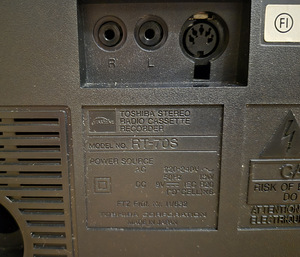 Toshiba RT-70S (6 foto / 7)