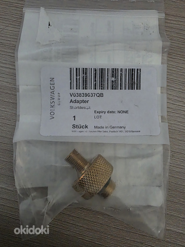 OEM adapter V03839037 QB lämmastiku pumpamiseks õhkvedrustusse