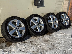 5x100 R16 Subaru литые диски + шины (2 фото из 4)