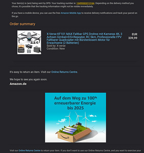Drone X-Verse KF101 MAX (4K/GPS), б/у 2 раза использовал. (3 фото из 3)