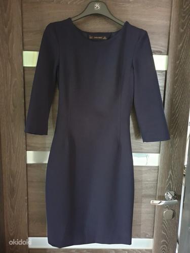 Zara темно-синее платье s XS (фото #3)