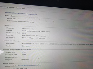 Microsoft Surface Pro 2, i5, 8 GB, 256 GB (2 foto / 2)