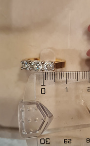 Teemantsõrmus 1,11ct 585 -7,7 g (4 foto / 5)