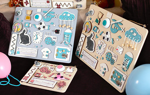 Arendav tegelustahvel beebile - Busy Board (6 foto / 10)