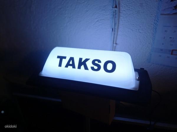 Плафон такси со светодиодной подсветкой (фото #5)